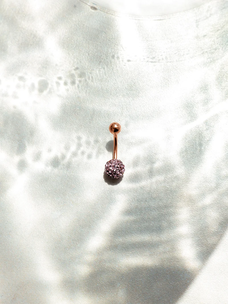 Glam Ball Bauchnabelpiercing