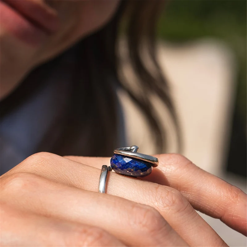 Lapislazuli Liebesranken Fantasy Ring
