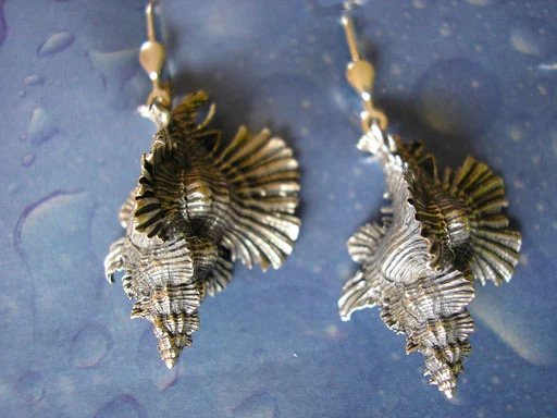 Schmuck Orchideen Schnecke Ohrhänger