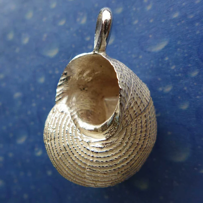 Schmuck Kreisel Schnecke Anhänger XXL