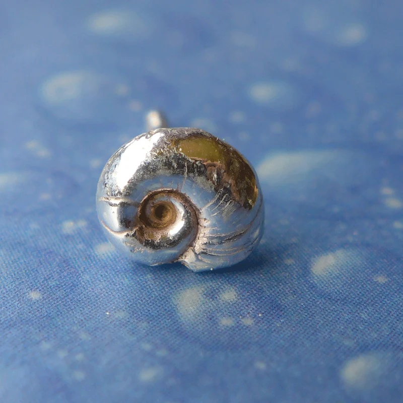 Schmuck handgemacht Lagune Ohrstecker xs