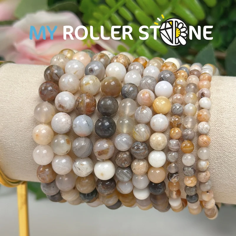 Bambus-Achat-Armband