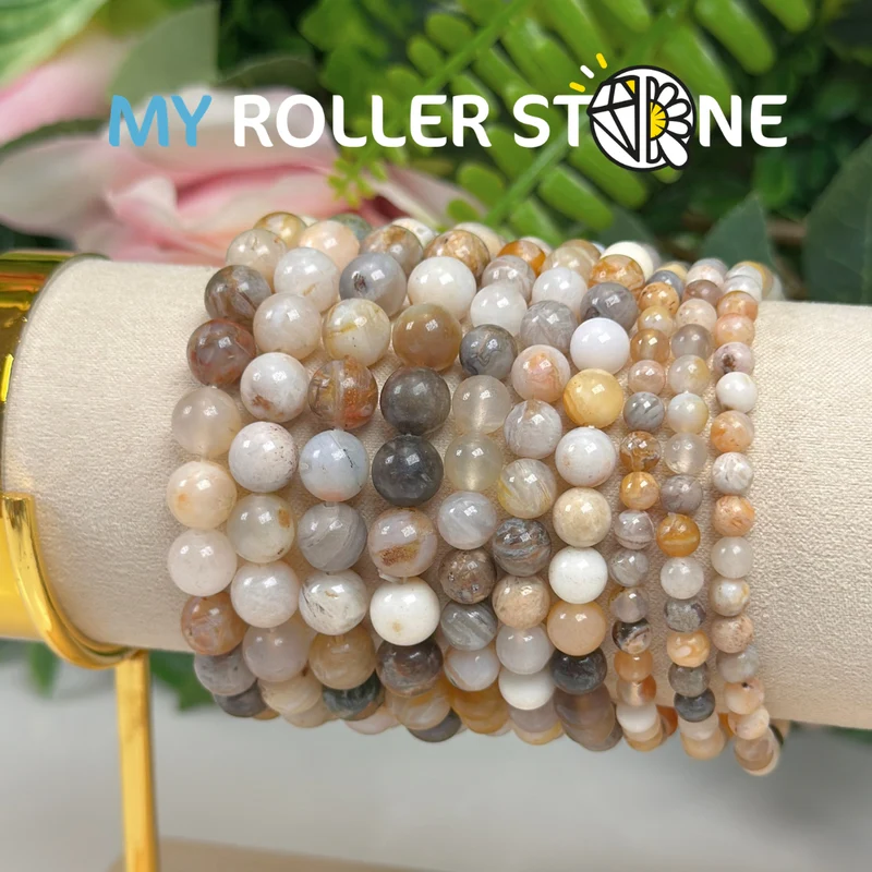 Bambus-Achat-Armband