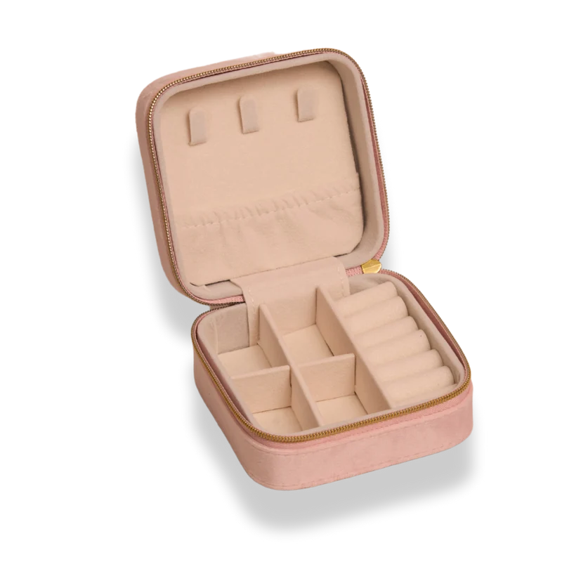 Premium Schmuck Box - Pink Velvet