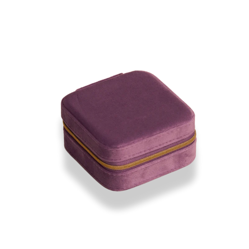 Premium Schmuck Box - Purple Velvet