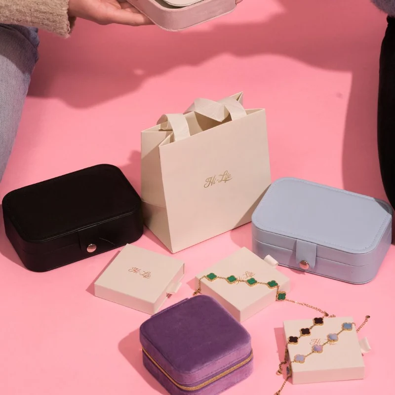 Premium Schmuck Box - Purple Velvet