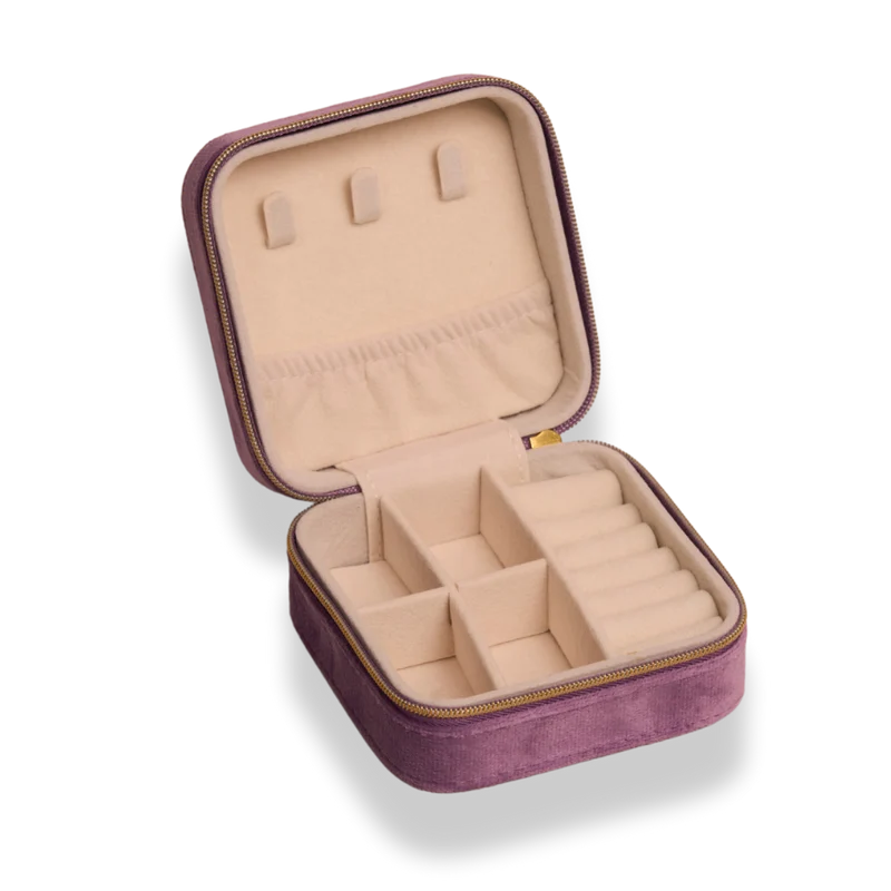 Premium Schmuck Box - Purple Velvet