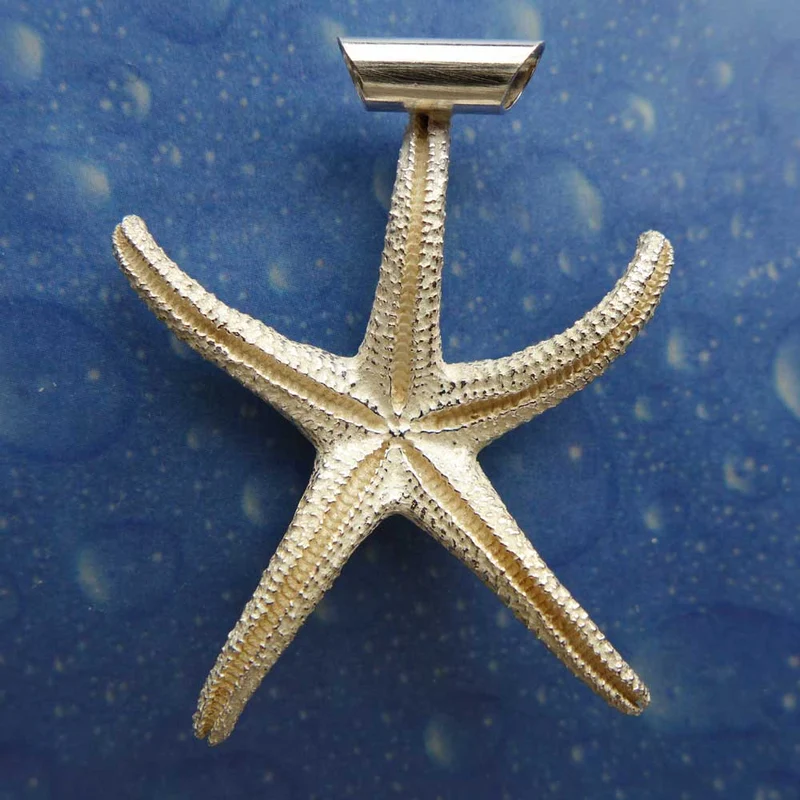 Schmuck Design Seestern Anhänger xl G