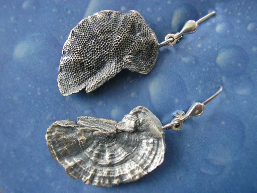 Schmuck Design Baumpilz Ohrhänger