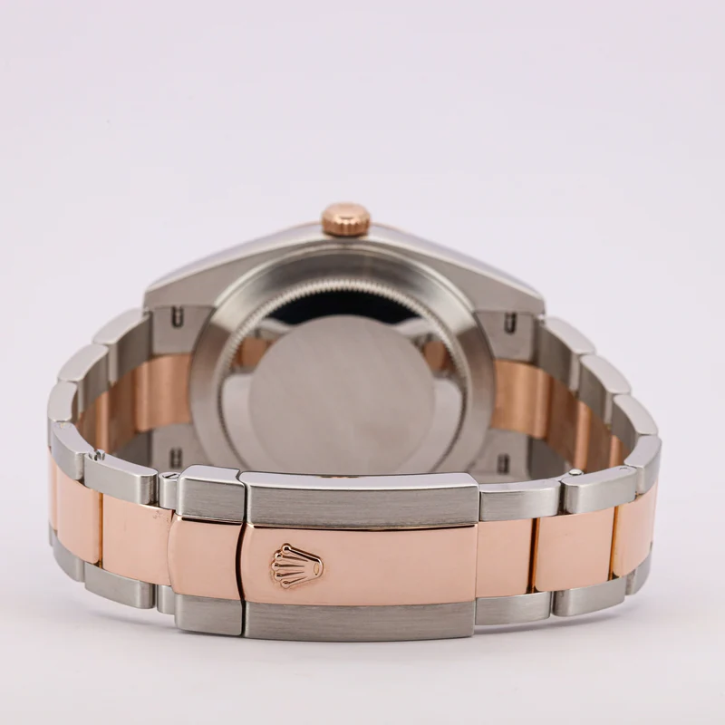 Rolex Datejust 41 126331 Diamond-Chocolate Dial Stahl/Rosé Full Set