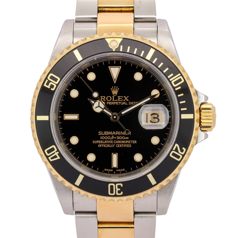 Rolex Submariner Date 40 16613 Stahl/Gold Full Set Good Condition