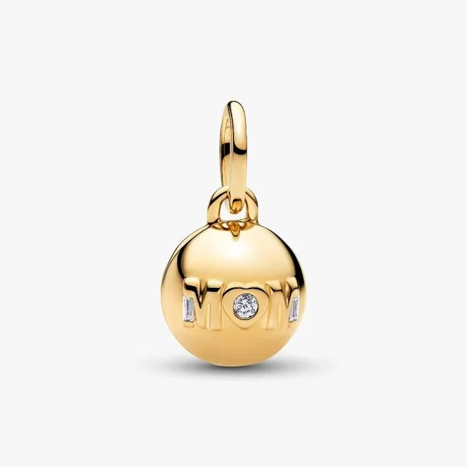 Gold Mom Ball Clasp Charms