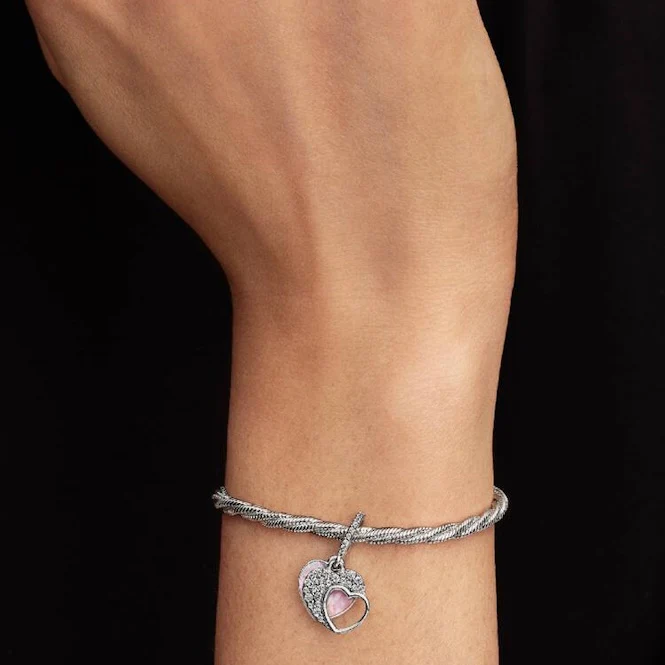 Beautiful Mother Double Dangle Charms