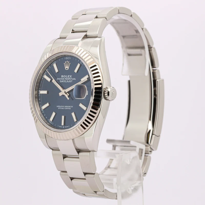 Rolex Datejust 41 126334 Blue Dial Weißgold