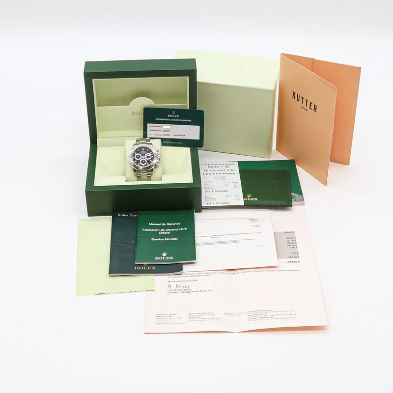 Rolex Daytona 116520 "Rehhaut" Black Dial Revision 2022