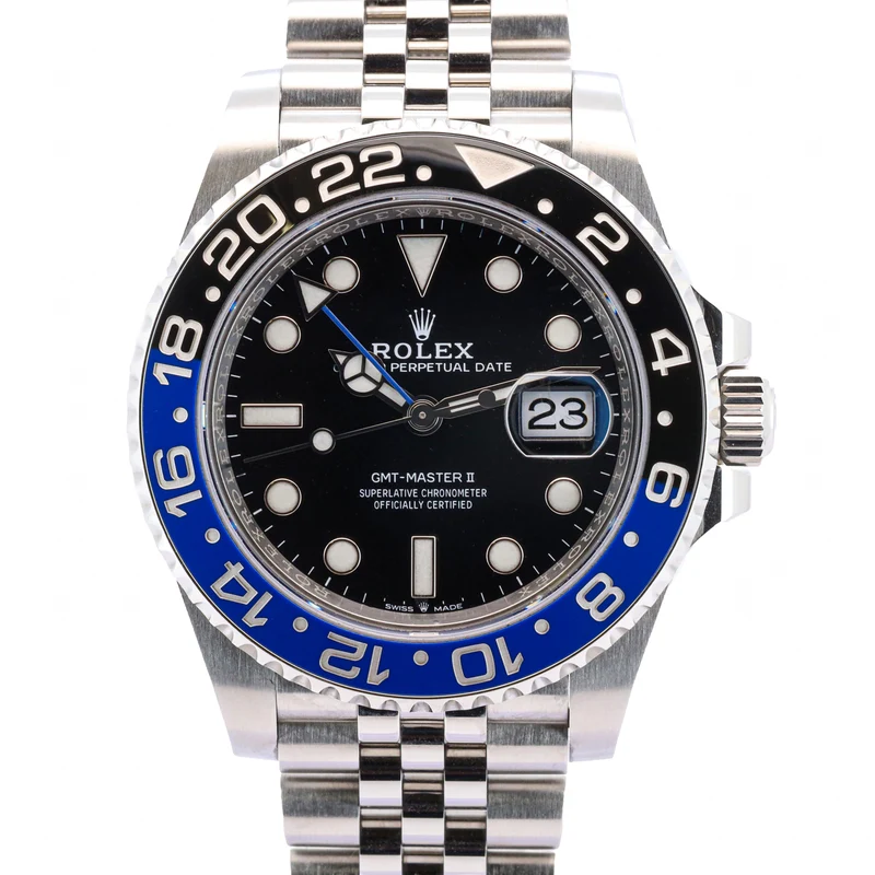 Rolex GMT-Master II 40mm Edelstahl Jubilee 126710BLNR Batgirl