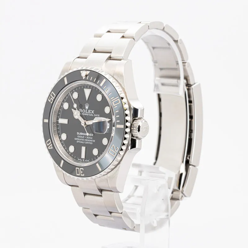 Rolex Submariner Date 41mm Edelstahl 126610LN UNGETRAGEN Teilverklebt NEW