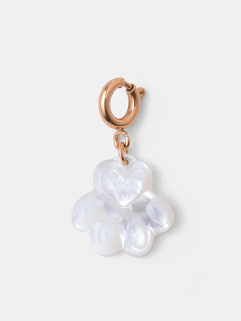 Pawprint Heart Ketten-Charm