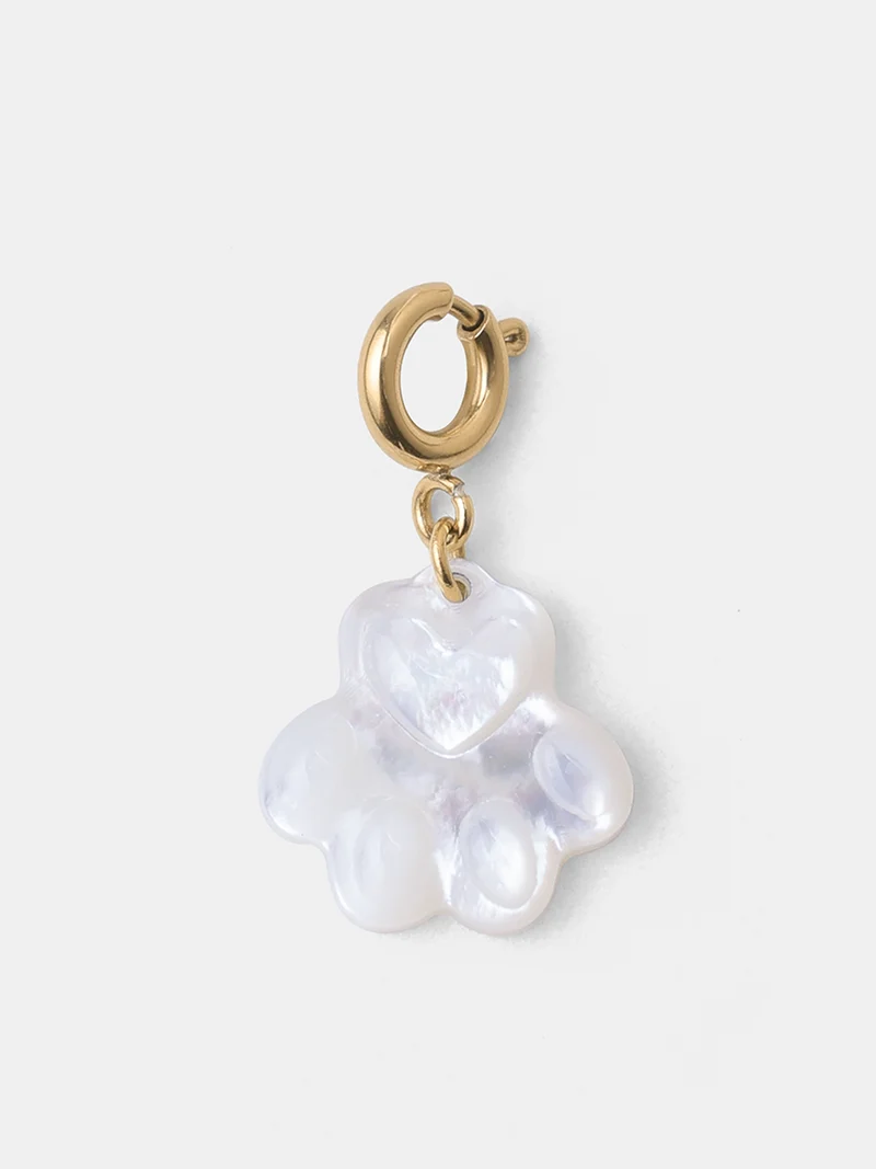 Pawprint Heart Ketten-Charm