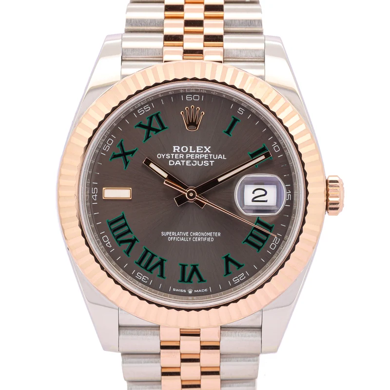 Rolex Datejust 41 126331 Wimbledon Stahl/Rosegold Jubilee Full Set