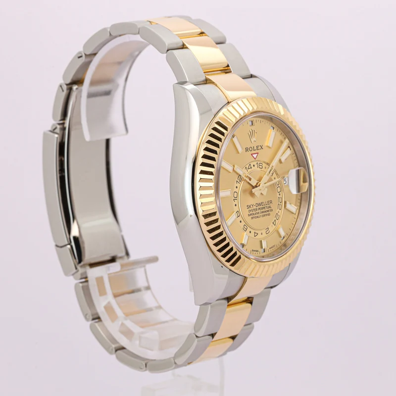 Rolex Sky-Dweller 326933 Bicolor Gold Dial Oyster