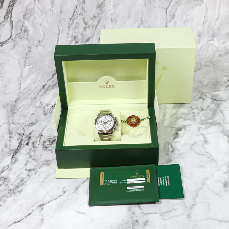 Rolex Daytona 116520 White Dial Full Set