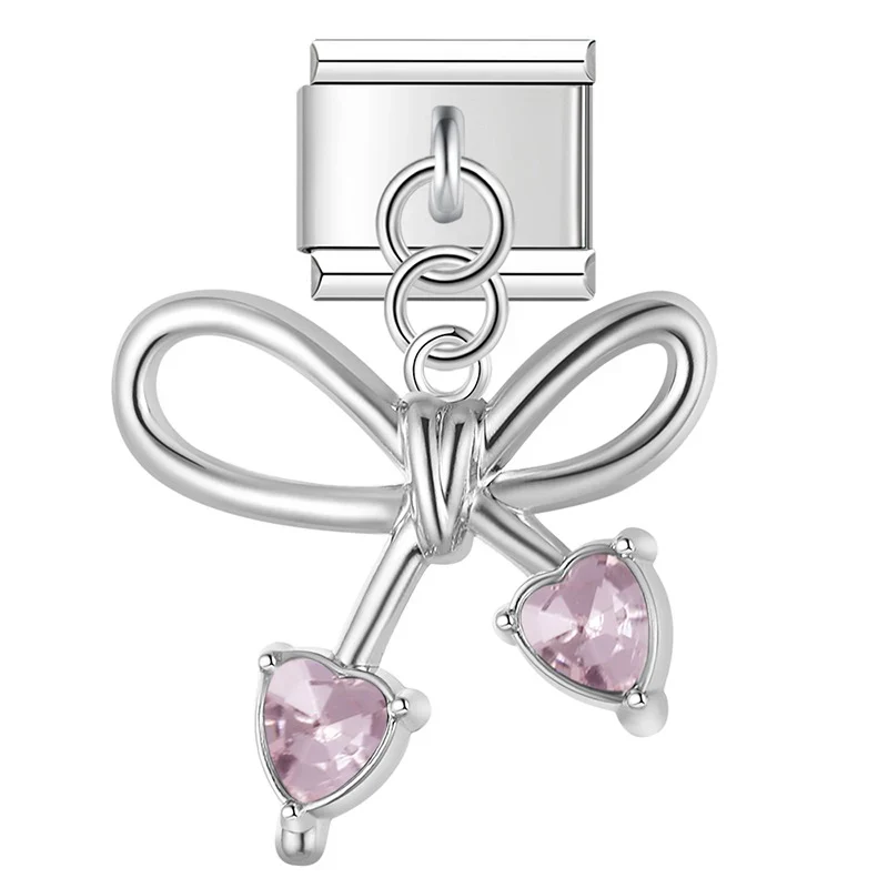 Schleife Anhänger Rosa