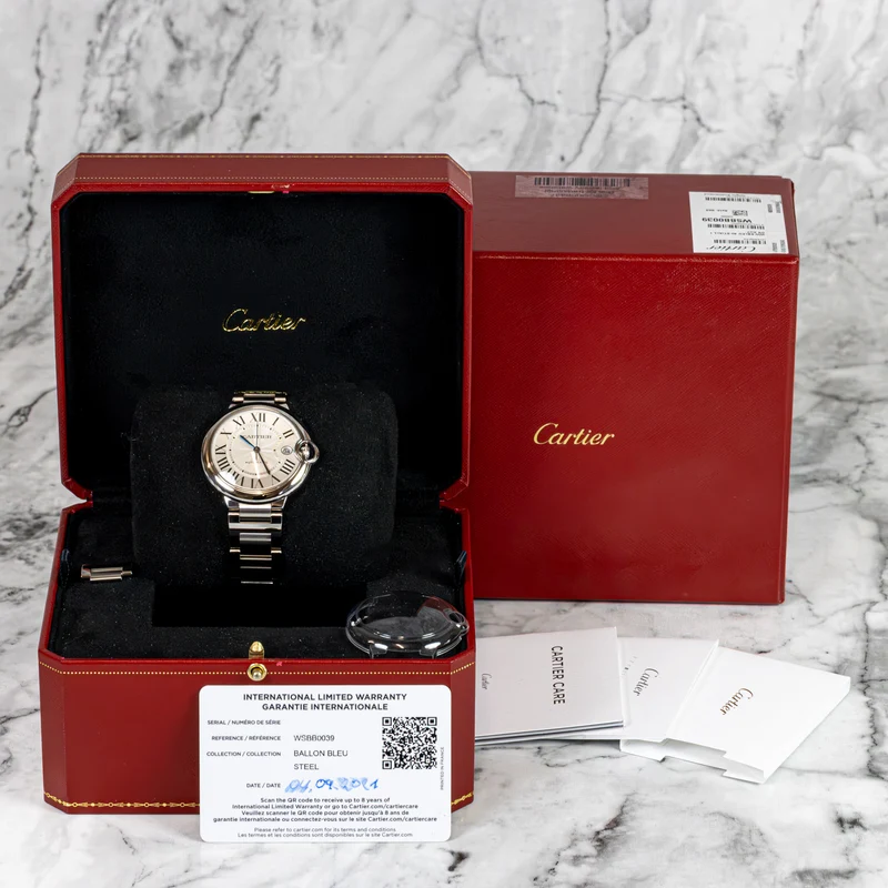 Cartier Ballon Bleu De Cartier Automatik 40mm Edelstahl Ref. WSBB0039