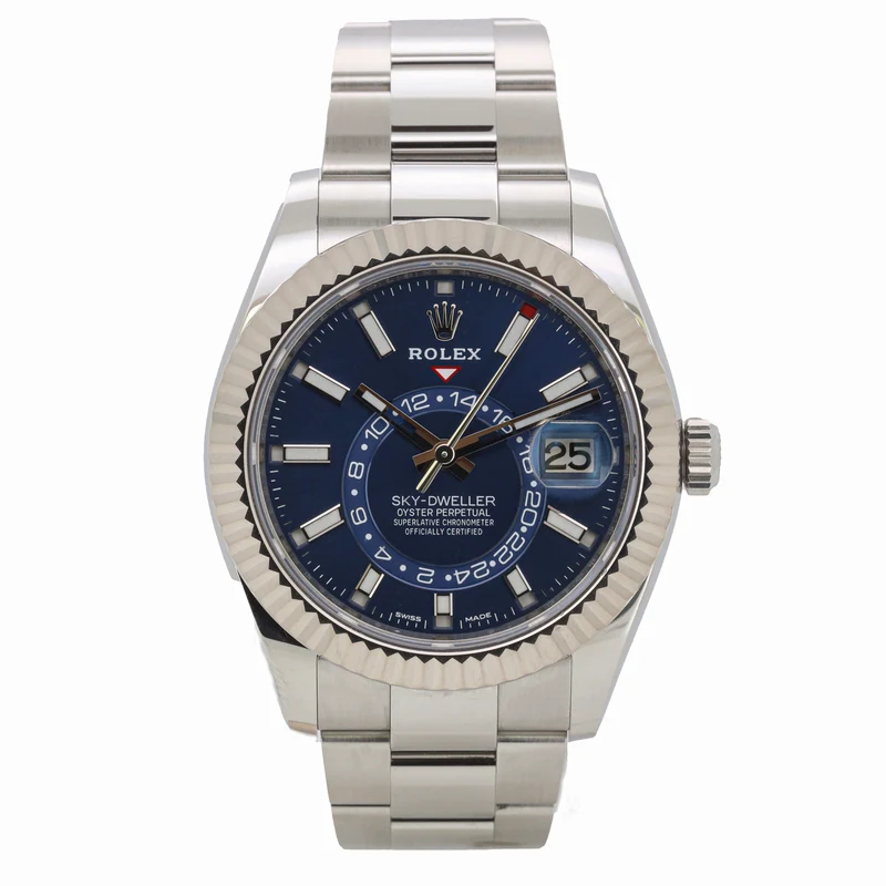 Rolex Sky-Dweller Oyster Blue Dial 326934 42mm Edelstahl