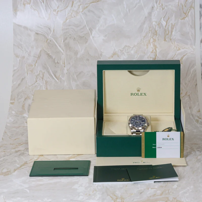 Rolex Sky-Dweller Oyster Blue Dial 326934 42mm Edelstahl