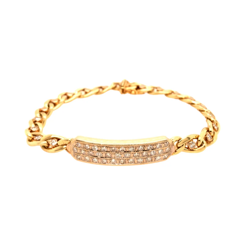 Armband Gelbgold 585 - 14 ct. mit Brillanten
