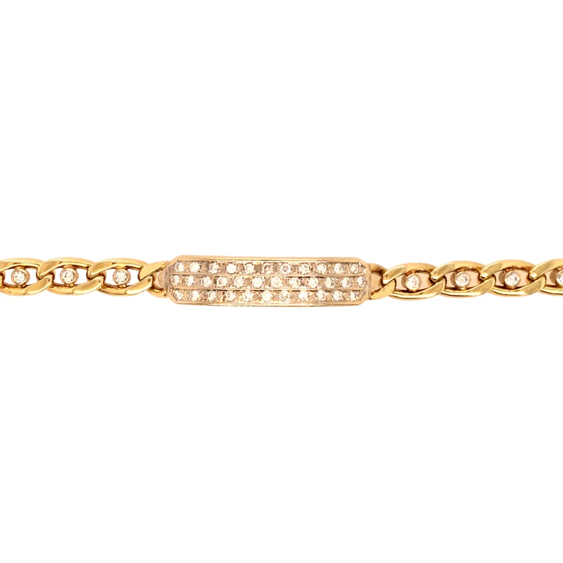 Armband Gelbgold 585 - 14 ct. mit Brillanten