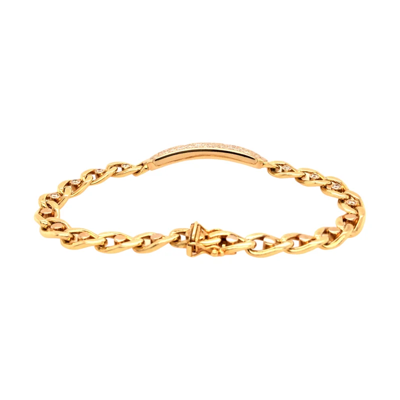 Armband Gelbgold 585 - 14 ct. mit Brillanten