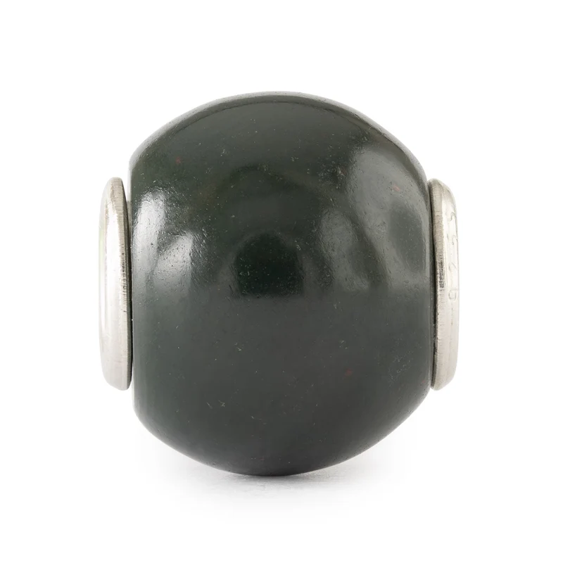 Runder Grüner Chalcedon