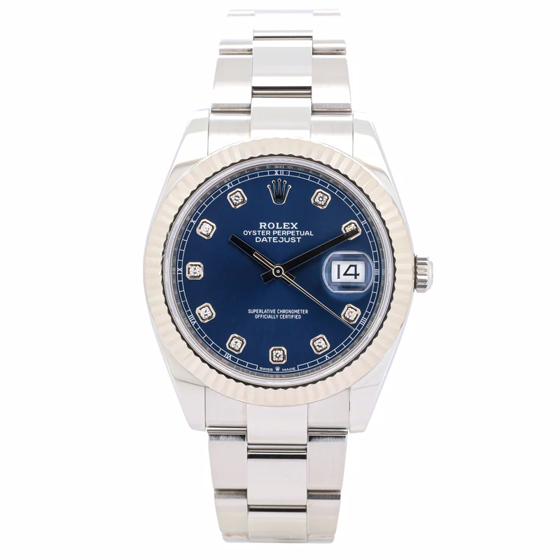 Rolex Datejust 41 126334 Blue Diamond Dial