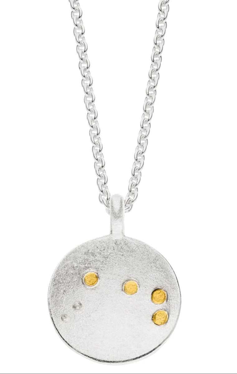 925er Silber Collier MANU Sternenschmuck - Widder KSKL3