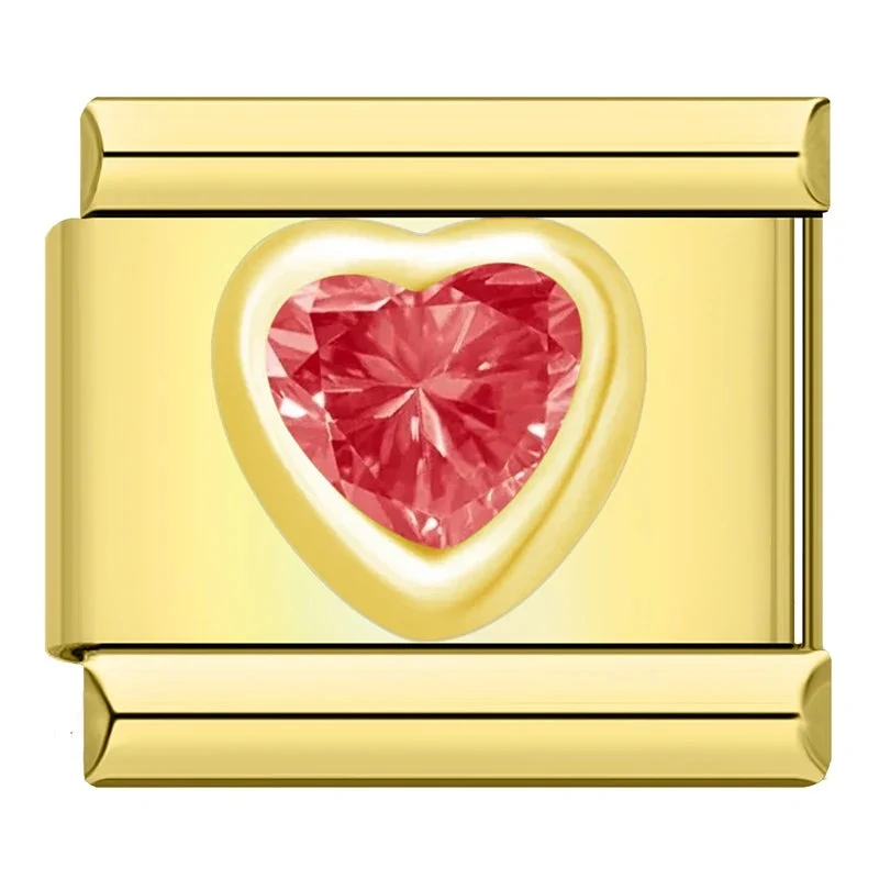 Rotes Glitzerherz