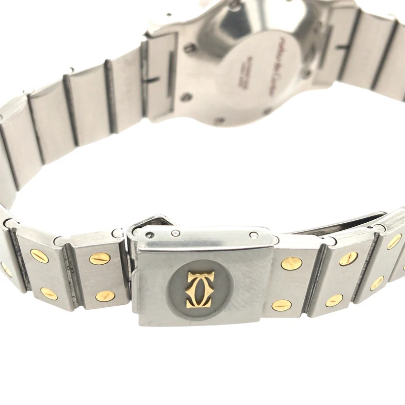 Cartier Santos Octagon Jumbo - Stahl/Gold - Ref. 2966