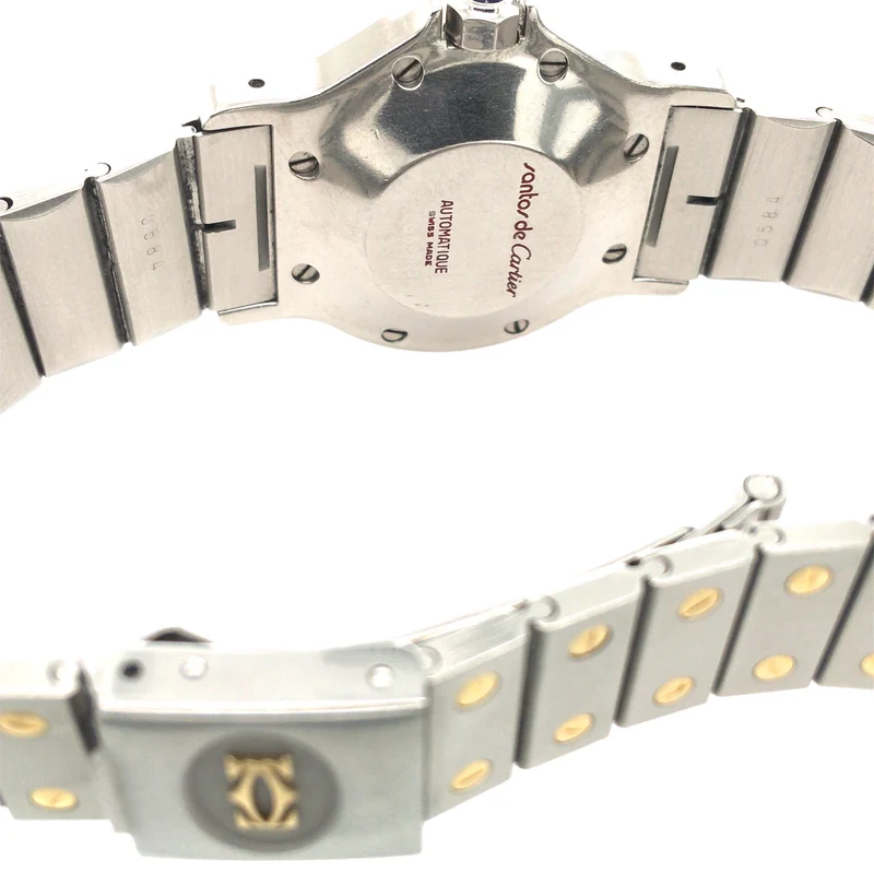 Cartier Santos Octagon Jumbo - Stahl/Gold - Ref. 2966