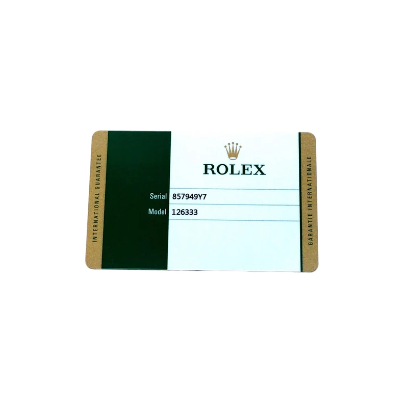 Rolex Datejust 41 - Stahl Gold - Referenz 126333