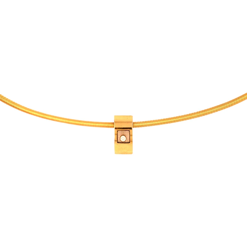 Chopard Kette mit Anhänger Gelbgold 750 - 18 ct. mit Brillant