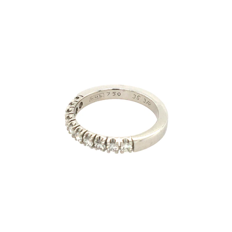 1/3 Eternity Ring Weißgold 750 - 18 ct. mit Brillanten