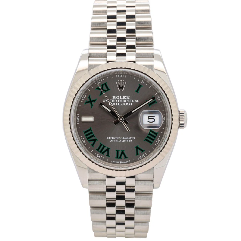 Rolex Datejust 36 126234 Wimbledon Dial Jubilee