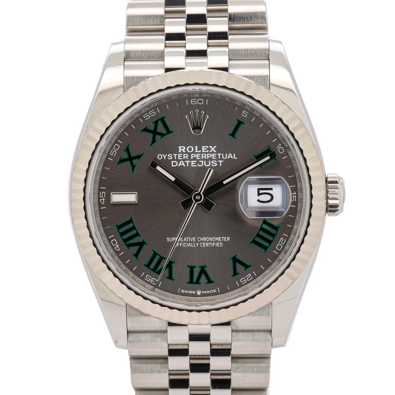 Rolex Datejust 36 126234 Wimbledon Dial Jubilee