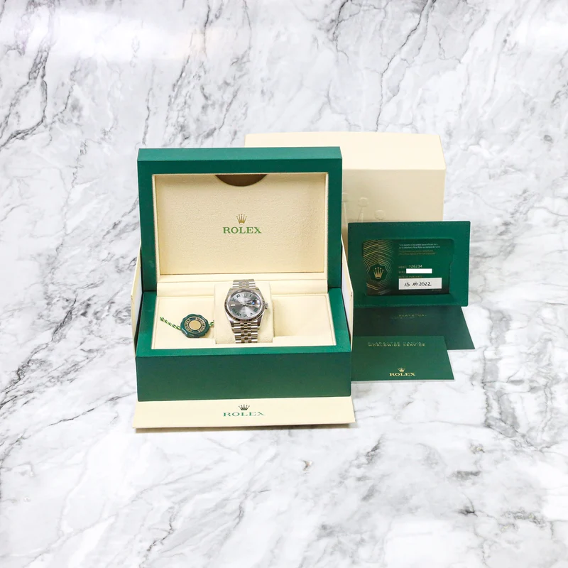 Rolex Datejust 36 126234 Wimbledon Dial Jubilee
