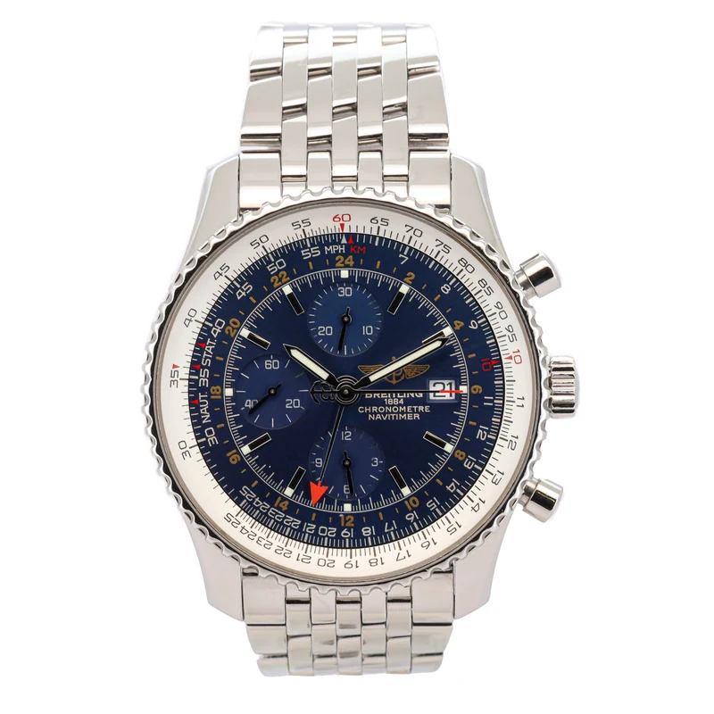 Breitling Navitimer World A2433212 GMT Full Set