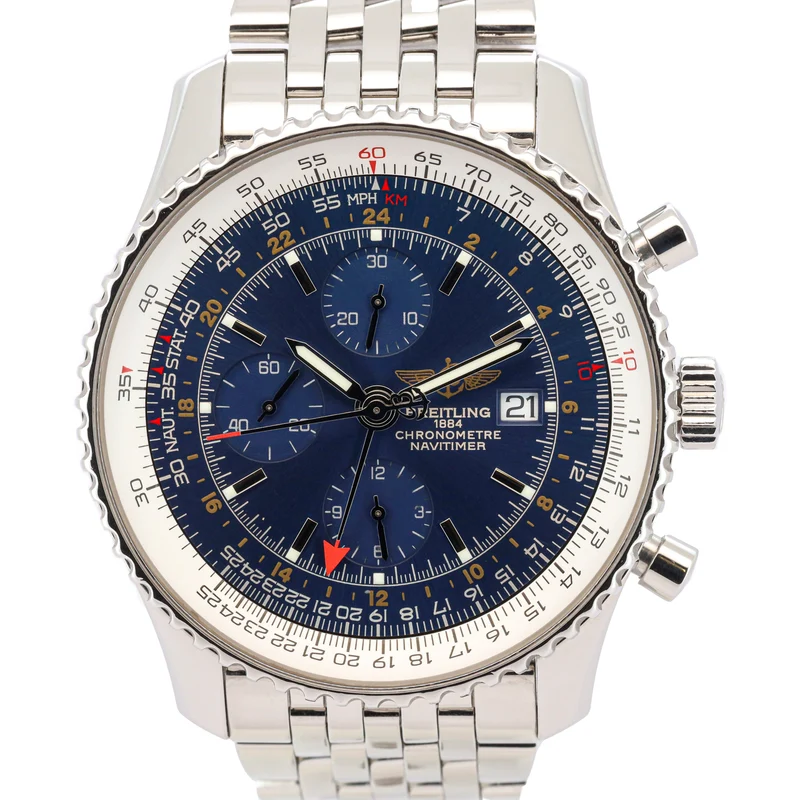 Breitling Navitimer World A2433212 GMT Full Set