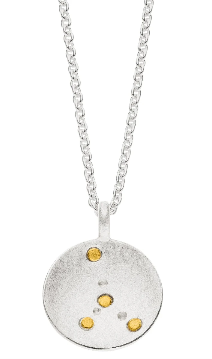 925er Silber Collier MANU Sternenschmuck - Krebs KSKL6