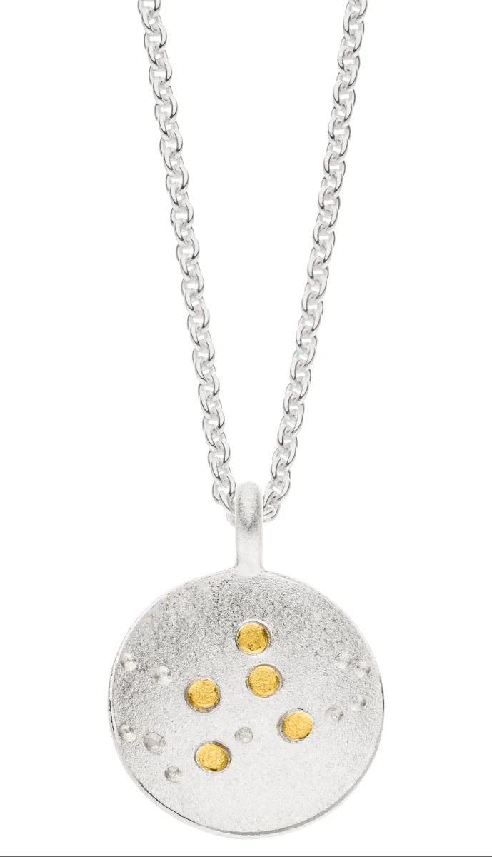 925er Silber Collier MANU Sternenschmuck - Jungfrau KSKL8
