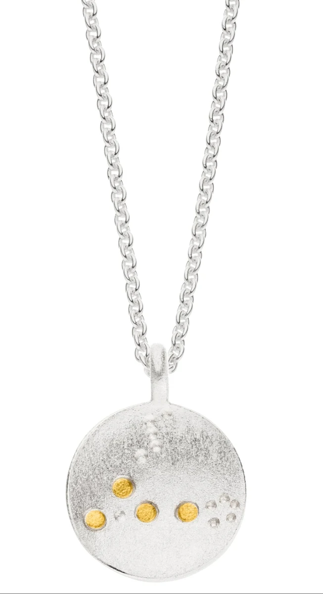 925er Silber Collier MANU Sternenschmuck - Fische KSKL2